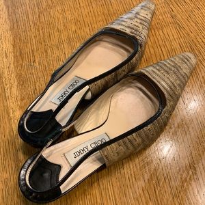 Jimmy Choo sling back shoes